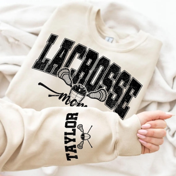 Personalized Lacrosse Mom PNG: Custom Sleeve Design (Digital Download)
