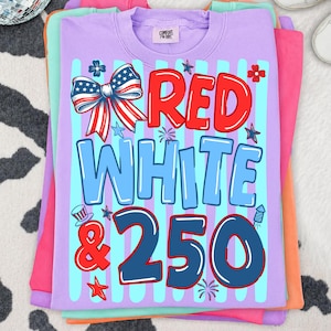 america 250 png, usa anniversary, coquette bow png, patriotic doodle, 4th of july png, red white and 250, preppy patriotic, sublimation design, independence day, 250th anniversary, fourth of july, 1776 2026 png, semiquincentennial