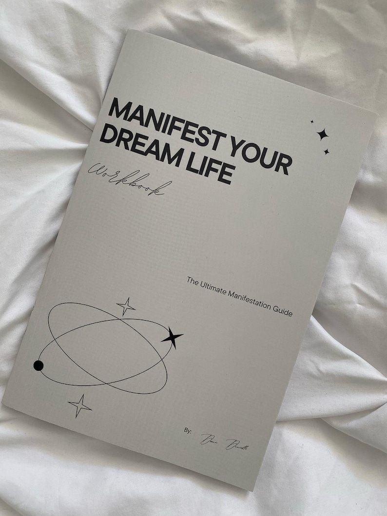Manifest Your Dream Life - Manifestation Journal & Workbook - Etsy