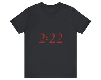 Maglietta 2:22 Angel Numbers – Numerologia spirituale, maglietta unisex