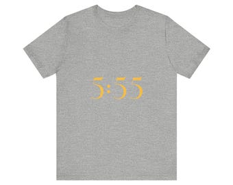 5:55 Maglietta con numeri angelici - Maglietta spirituale unisex