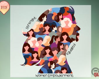Women Empowerment DTF Transfer Sheet: International Women's Day Heat Press