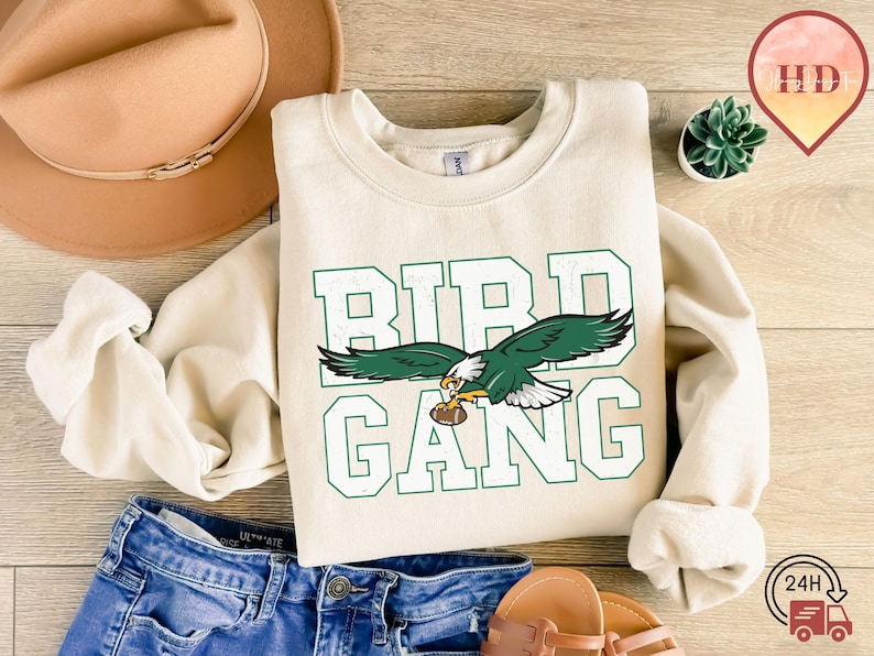 Eagles Football Ready To Press, Philadelphia Eagles DTF Transfer, American Football Direct to Film,Trendy Philadelphia Football DTF Transfer