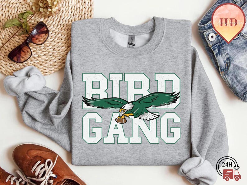 Eagles Football Ready To Press, Philadelphia Eagles DTF Transfer, American Football Direct to Film,Trendy Philadelphia Football DTF Transfer