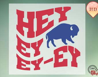 Buffalo Bills Football DTF Transfer: Trendy Game Day Design