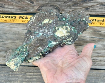 LARGE Raw Native Bisbee Copper Specimen 8"