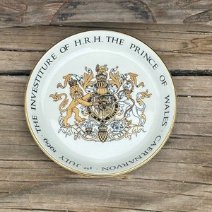 1969 Investiture of HRH Prince Of Wales Plate 4.25&quot;