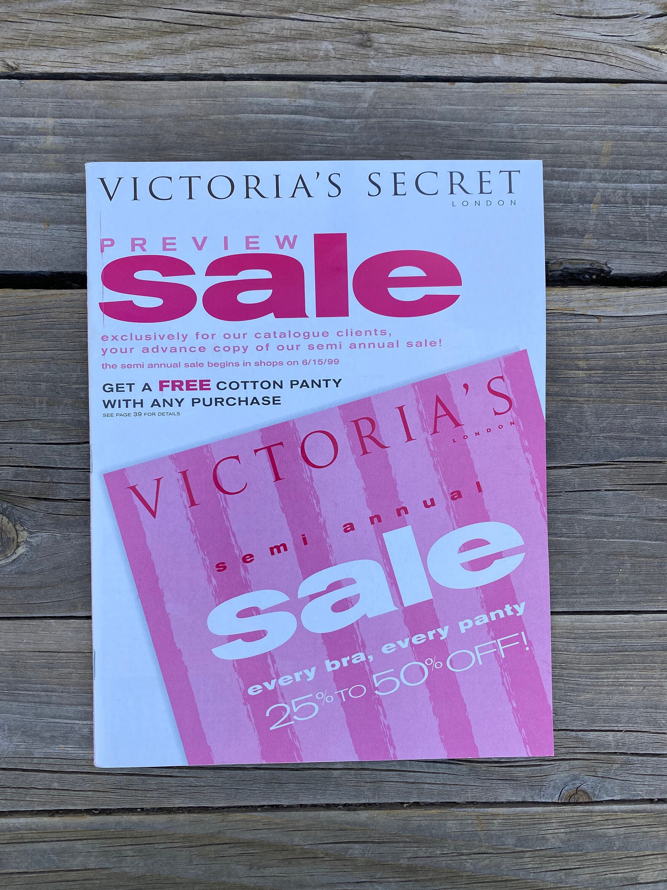 Vintage Victoria's Secret May 1999 Fashion Catalog Well - Etsy Hong Kong
