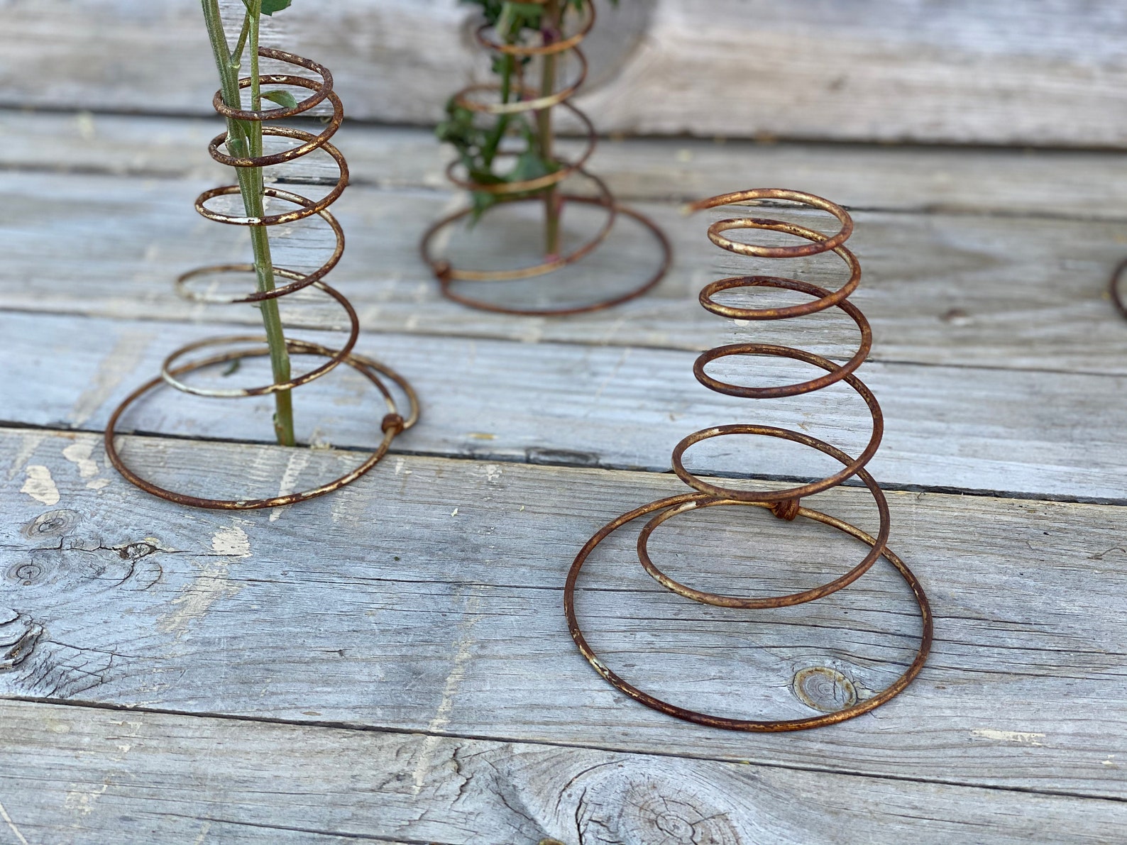 Set of 4 Antique Bed Spring Rusty Primitive For Repurpose | Etsy