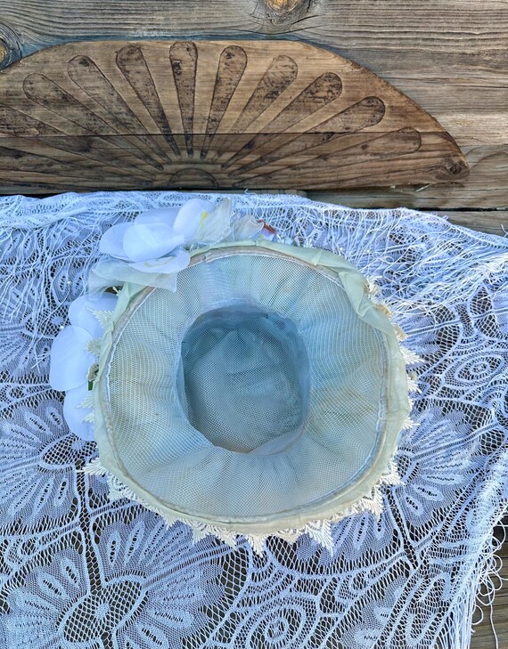Vintage 1940s Victorian Tea Party Kentucky Derby Formal Hat  display picture 1