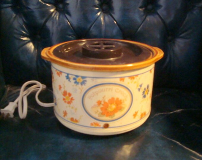 Vintage 1980s Rival Potpourri Crock Simmering Pot Etsy