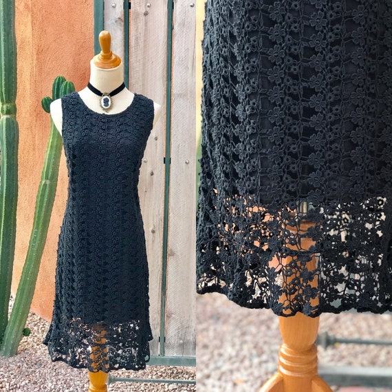 portmans black lace dress