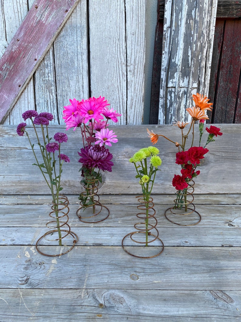 Set of 4 Antique Bed Spring Rusty Primitive For Repurpose Etsy