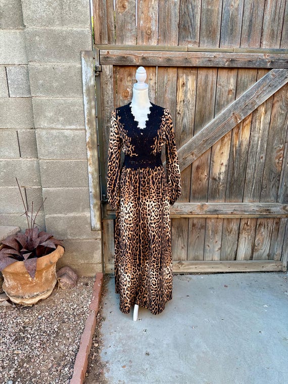 chinese dress ladies Leopard Lace Mini Dress Chic main image 0