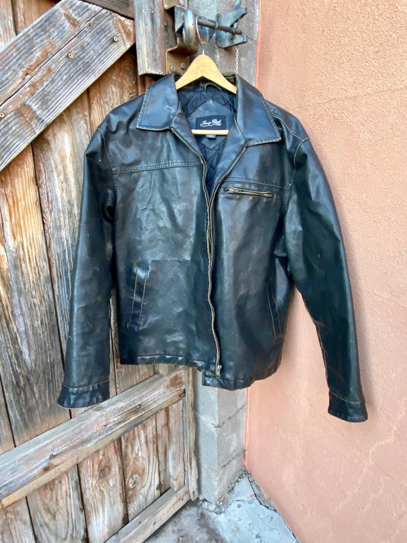 Leather jacket xl size store