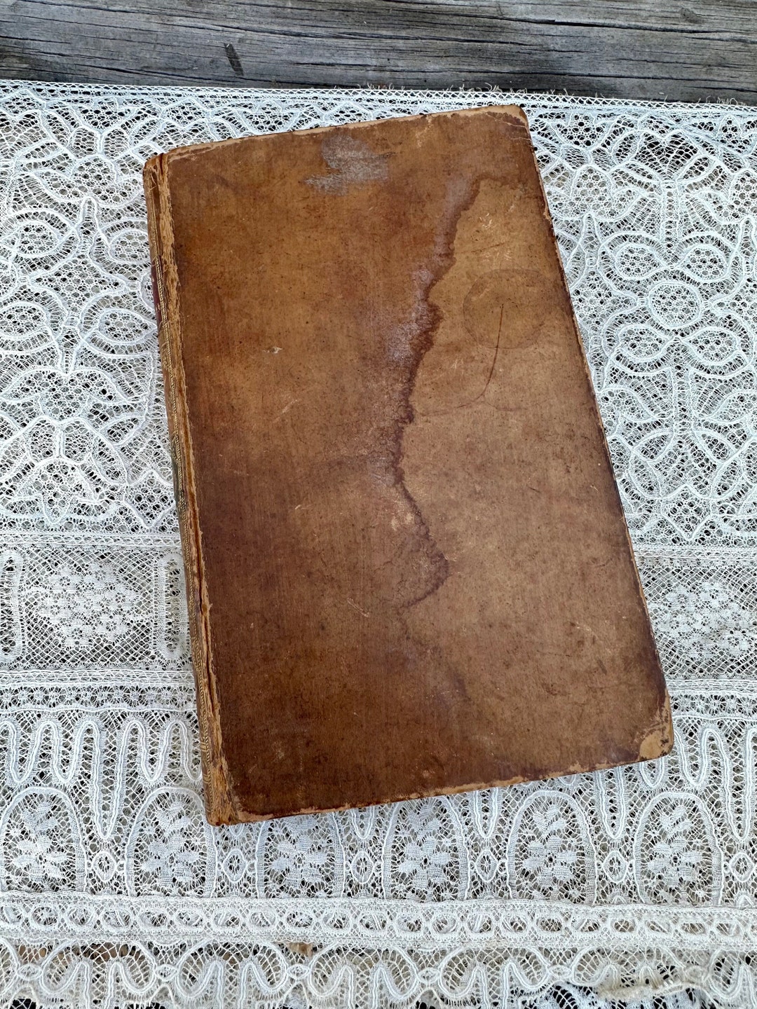 1781 Antique Leather Book Julia De Roubigne Series of Letters Vol II D ...