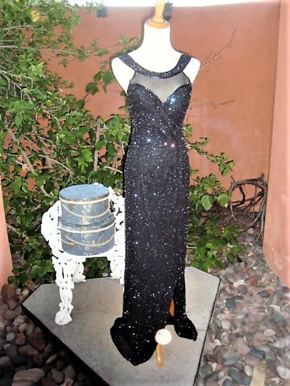 andretta donatello green dress Andretta Donatello | Dresses | Andretta Donatello Forest And Pistachio Green Fully Beaded Vintage Dress Xs