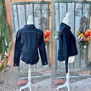 Blue Peplum Jacket - Etsy