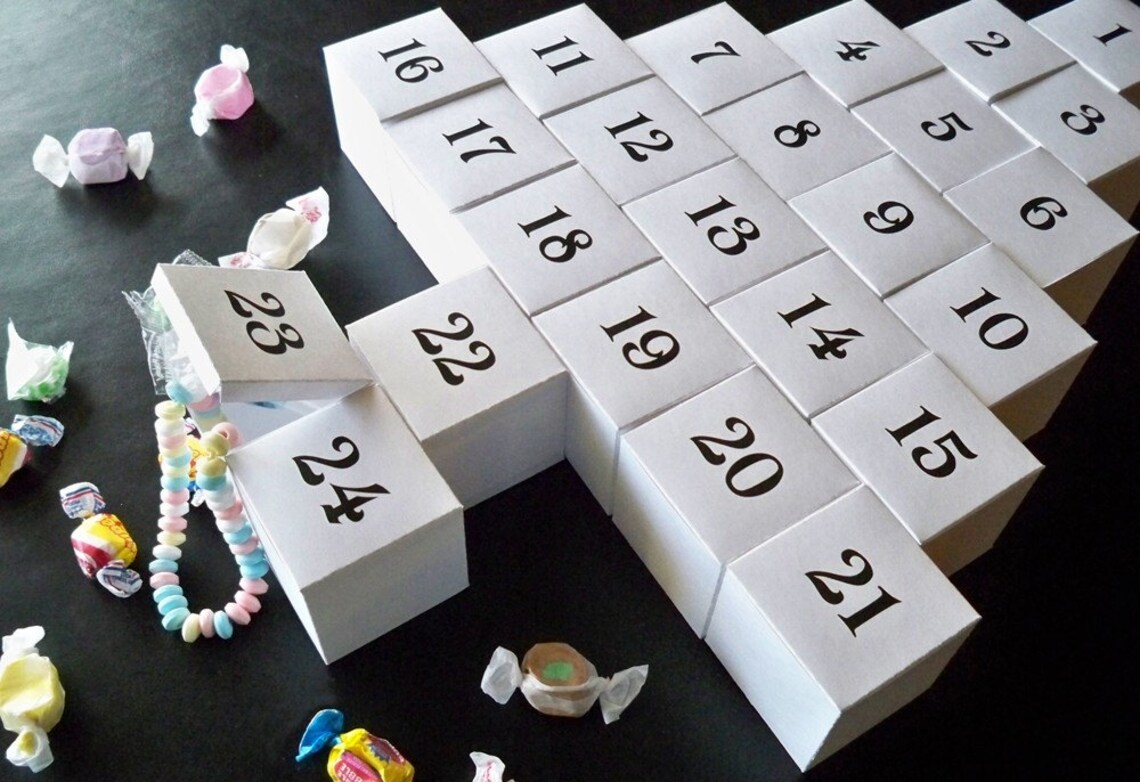 DIY Advent Calendar Etsy