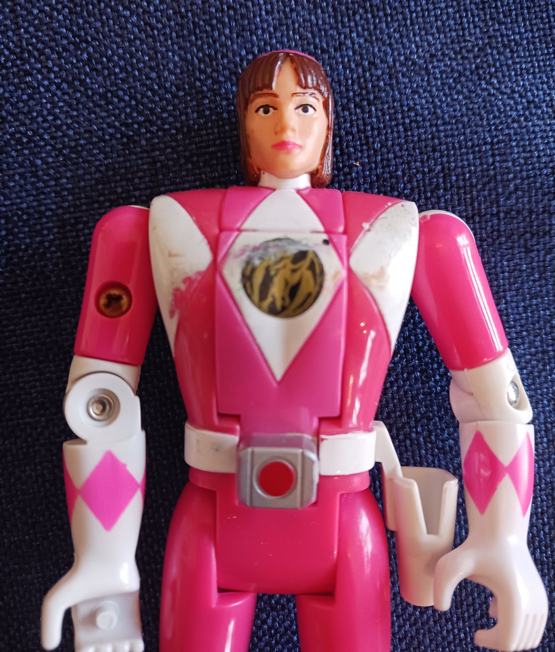 1993 Pink Power Ranger Flip Head Action Figure - Etsy