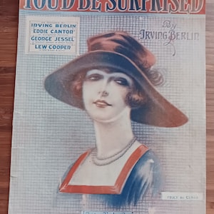 You&#39;d Be Surprised by Irving Berlin Vintage Sheet Music