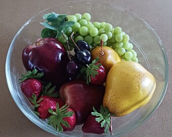 Realistic Fake Fruit Assortment Vintage