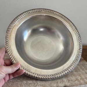 FB Rogers Silverplated Serving Bowl Vintage