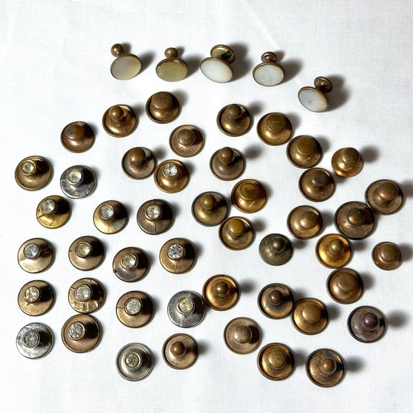Antique Shirt Studs Etsy