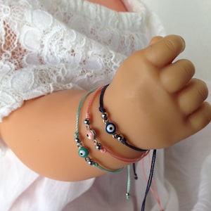 Evil eye baby protection bracelet new mom gift