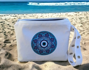 Mandala Evil eye Pouch - Greek Gift - Made in Greece