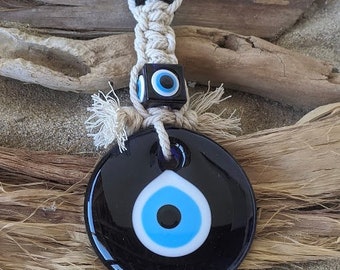 Large evil eye wall hanging - Home protection - Greek gift