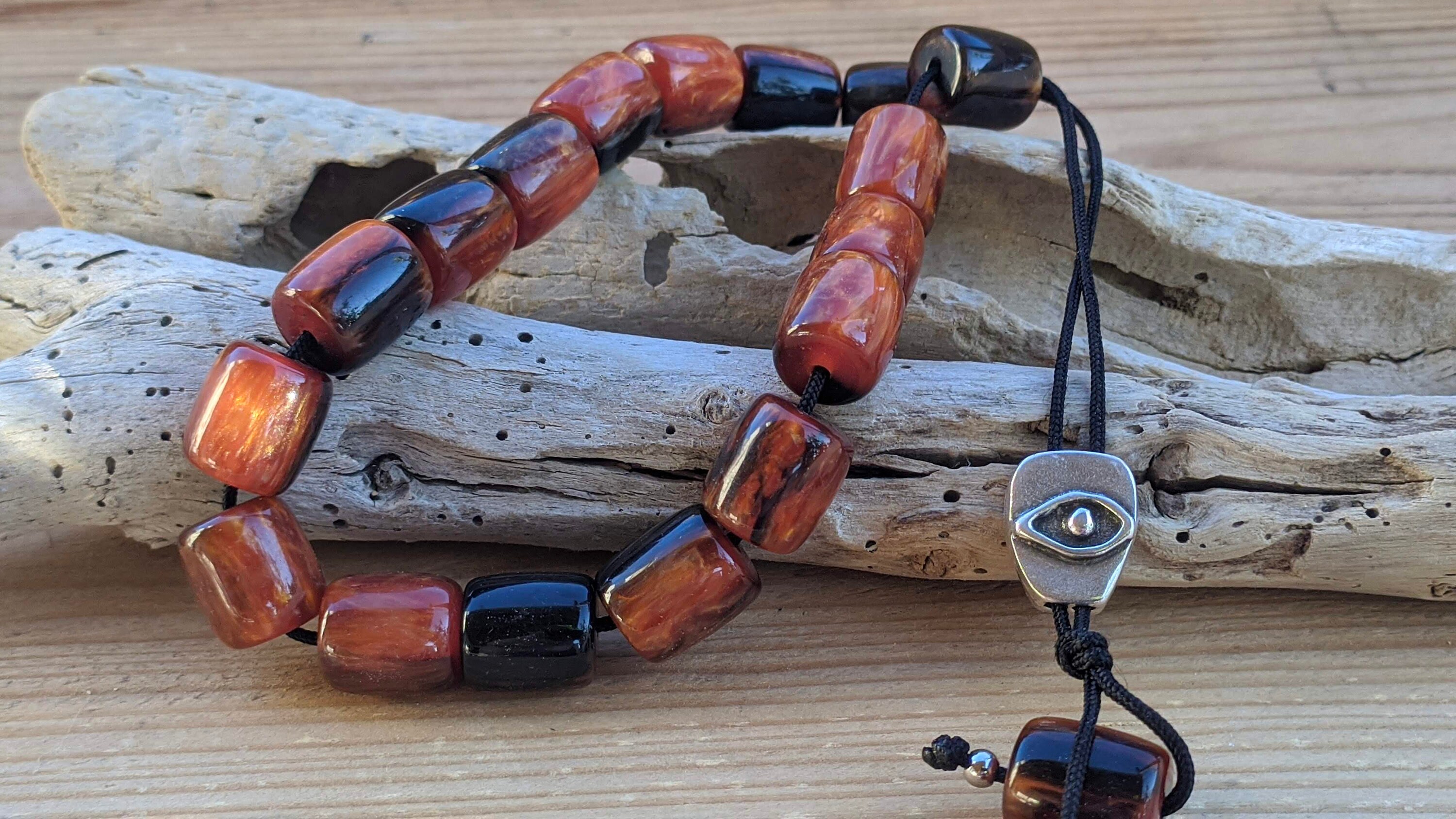 Komboloi Grec Rouge et Noir