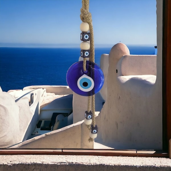 Glazen boze oog muur opknoping - Huisbescherming - Grieks geschenk