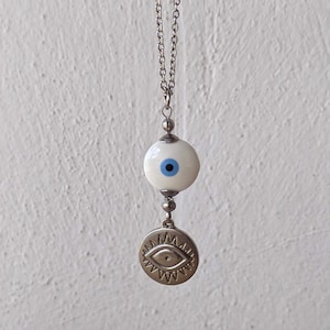 Car Charm Evil eye, rearview decor, protection accessory, good luck hanger, ornament gift