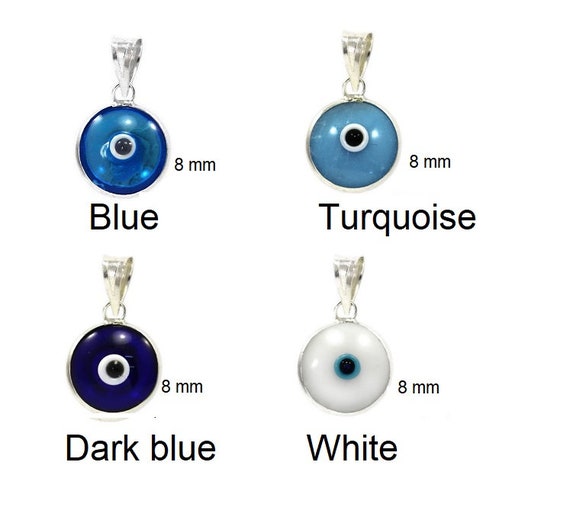 Wholesale Eyeball Necklace with Silver Beads Intriguing Piece