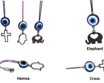 Evil eye Rearview Mirror charm - New car gift - Car accessories - Car decoration