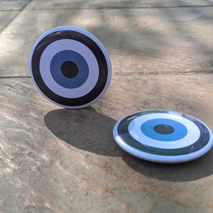 Evil Eye Fridge Magnet: Greek House Decoration (5.8cm)