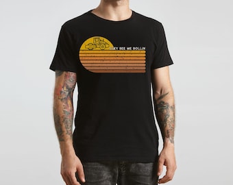 Maglietta They See Me Rollin, maglietta divertente con umorismo edile, regalo per cantiere, abbigliamento per operai edili, maglietta da costruttore, maglietta da trattore
