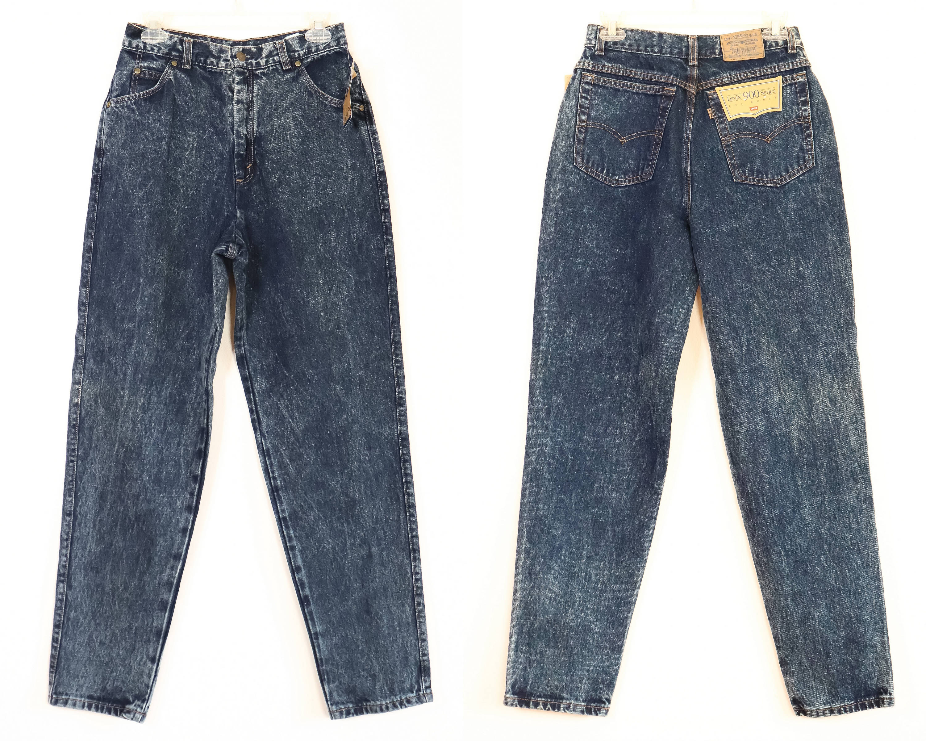 RESERVED Deadstock Levis 902 90s Stone Wash Dark Blue Jeans | Etsy Australia