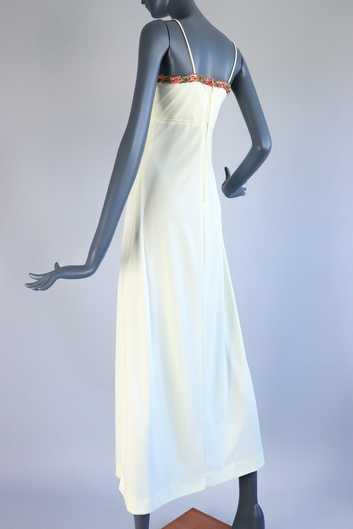 70s Maxi Dress 1970s Hostess Party Prom Empire Waist Hippie - Etsy