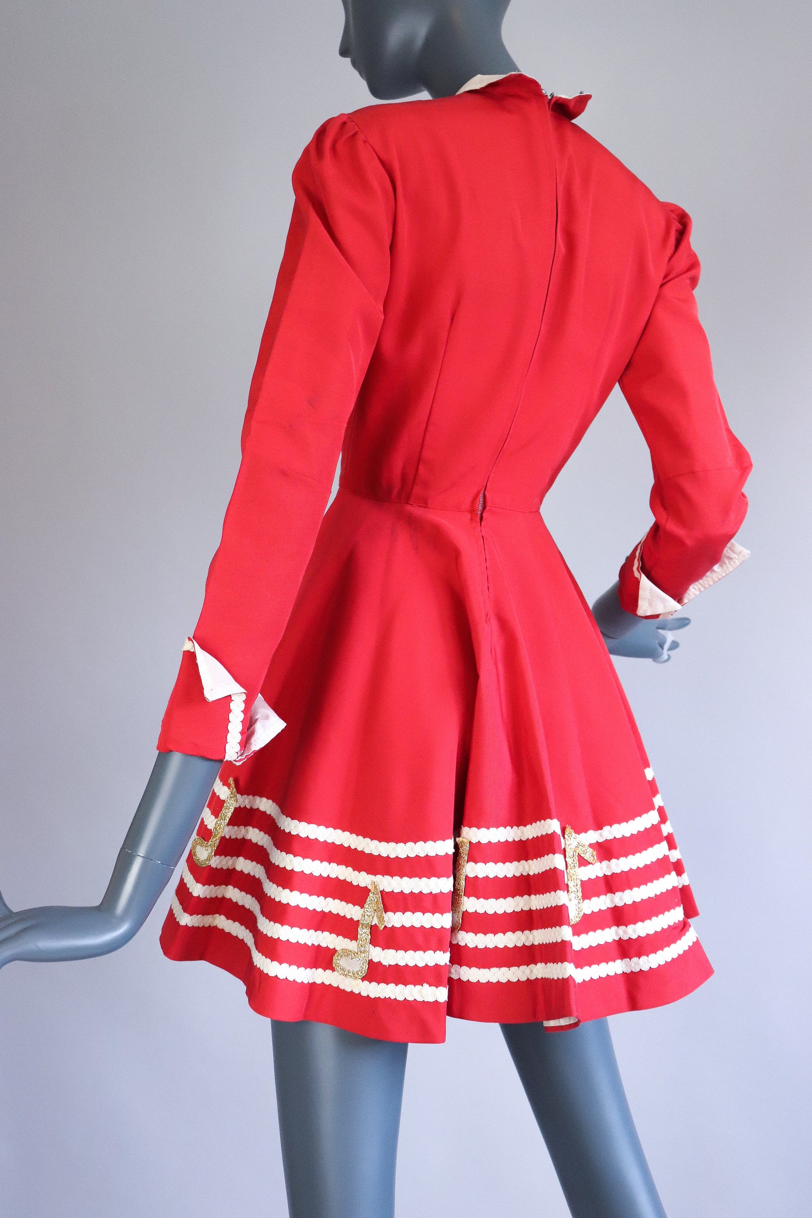 1950s Majorette Dress 50s Parade Uniform Dance Costume Music Etsy
