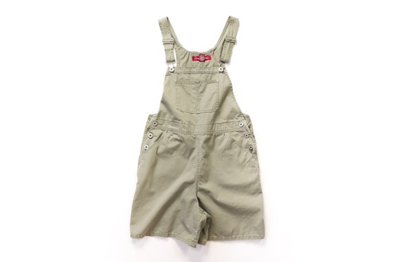 khaki overalls womens shorts