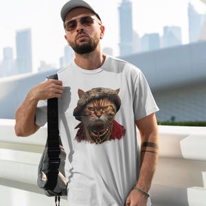 CAMISETA GATO GENIAL