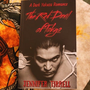 SALE Old Cover, The Red Devil of Tokyo, A Dark Yakuza Romance, AUTOGRAPHED