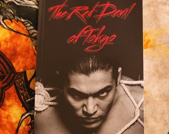 VERKAUF Altes Cover, Der rote Teufel von Tokio, Eine dunkle Yakuza-Romanze, signiert