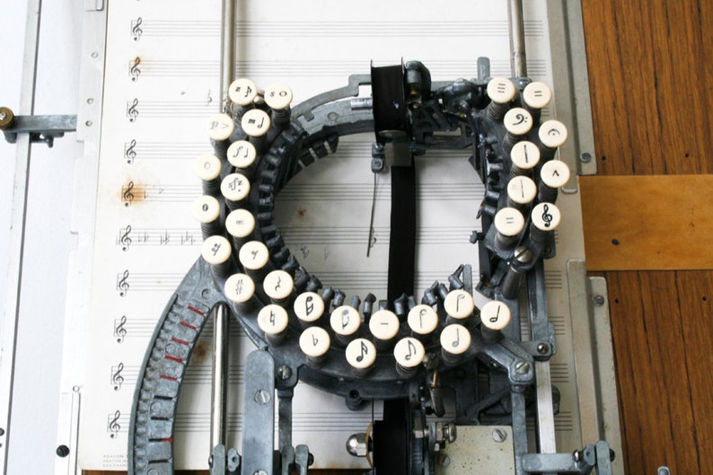 Rare Keaton Music Typewriter image 3