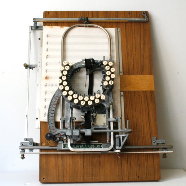 Rare Keaton Music Typewriter