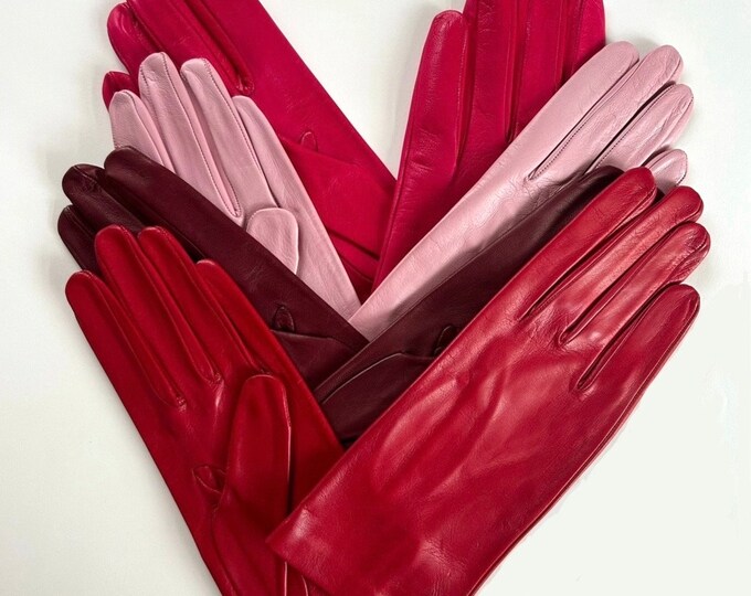 NEW Italian Leather Women's Gloves Made in Florence Etsy