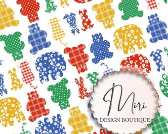 PREORDER Vintage Prints Fabric Hand Drawn Fabric Design Quilting Cotton 140gsm Heavy Weight