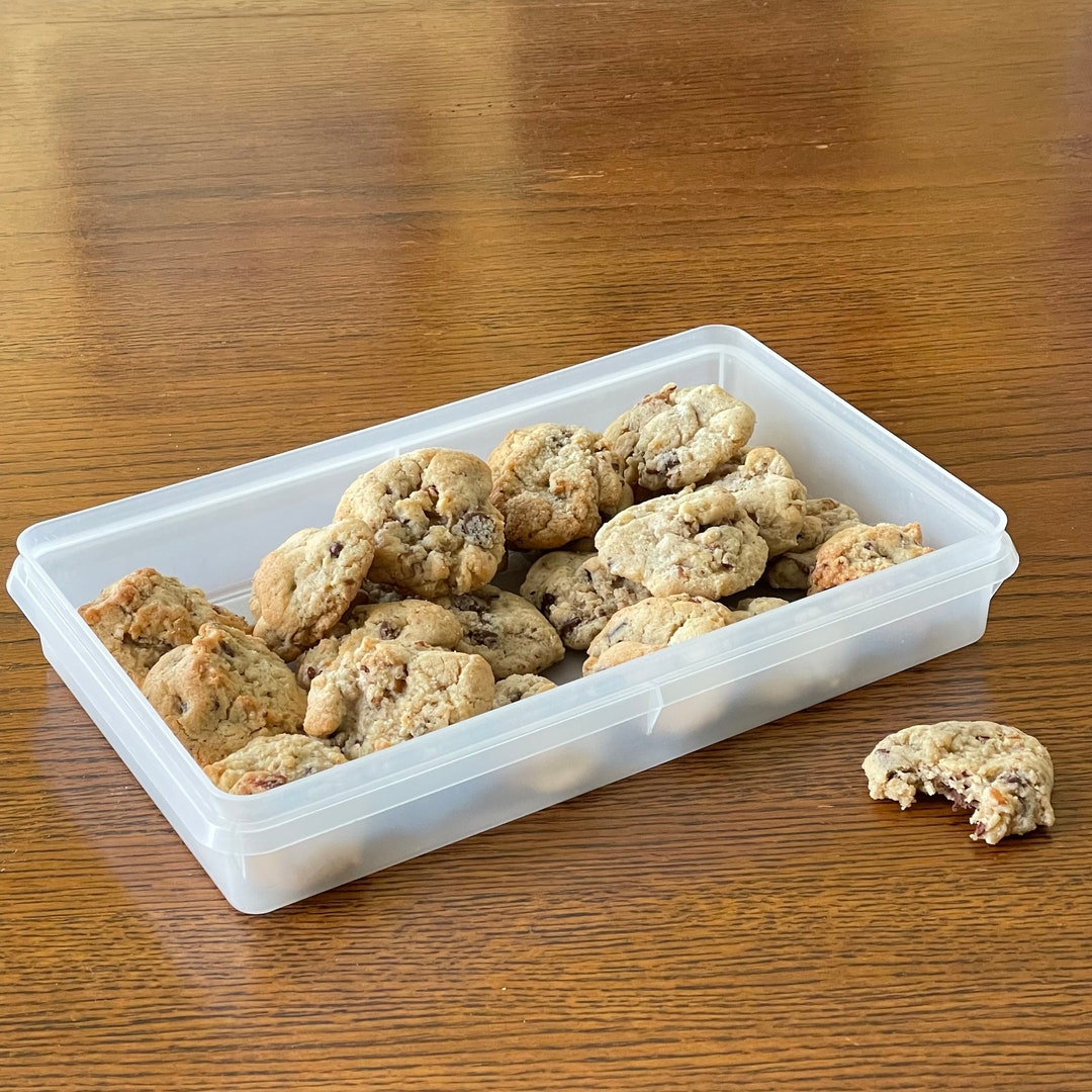 Tupperware Frosted White Deli Cold Cut Container 794 795 Etsy